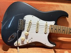 画像1: Fender Custom Shop '69 Stratocaster - Handwound PU's / Journeyman Relic / Charcoal Frost Metallic (1)