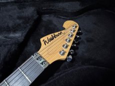 画像4: Washburn Custom Shop N4 Nuno Bettencourt Signature / Black-White Splatter  (4)